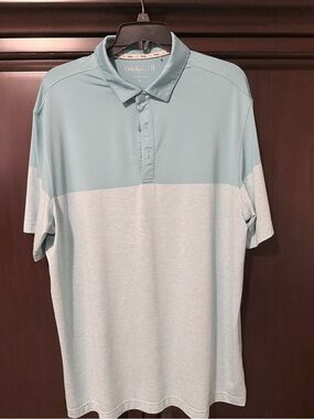 Walter Hagen Two-Tone Light Blue Men’s Polo